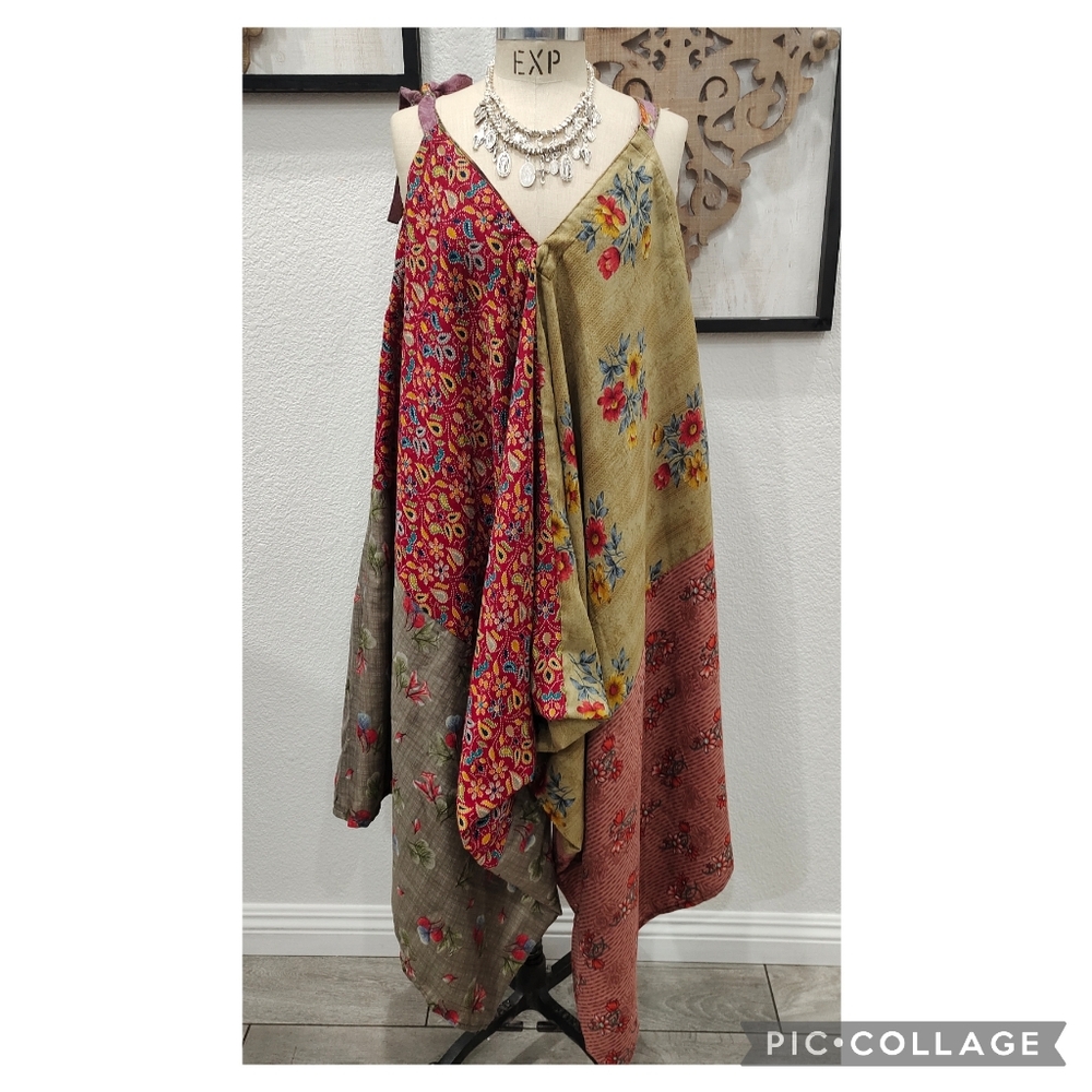 Sacred Threads Multicolor Patchwork Jumpsuit - image 5